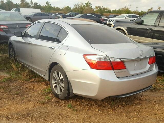 1HGCR2F30DA097914 - 2013 HONDA ACCORD LX SILVER photo 3