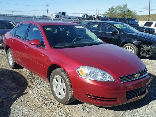 2G1WT55K169342198 - 2006 CHEVROLET IMPALA RED photo 1