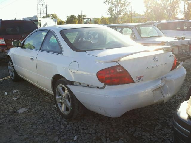 19UYA42621A034687 - 2001 ACURA 3.2CL WHITE photo 3