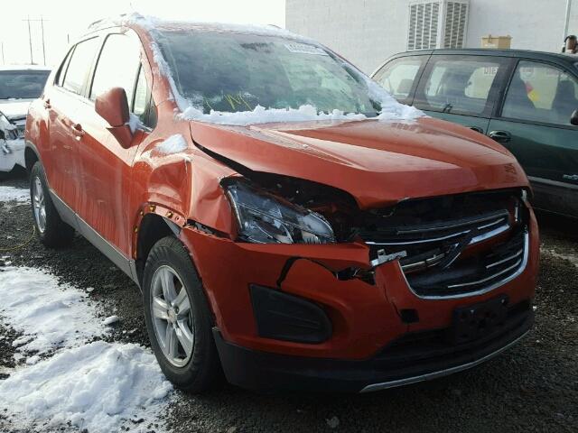 KL7CJPSB0GB545306 - 2016 CHEVROLET TRAX 1LT ORANGE photo 1