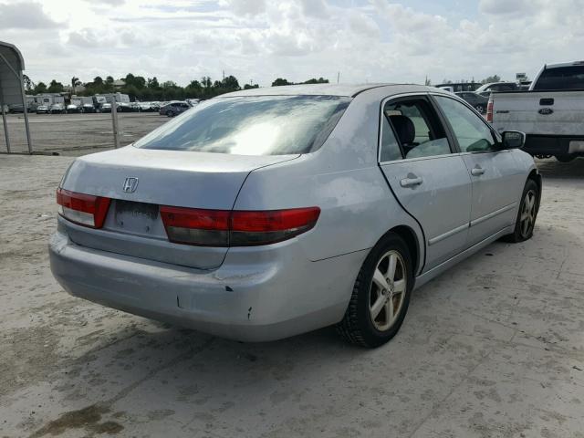 1HGCM56613A112753 - 2003 HONDA ACCORD EX GRAY photo 4