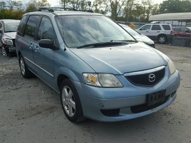 JM3LW28J320313123 - 2002 MAZDA MPV WAGON BLUE photo 1