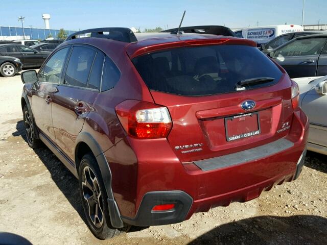 JF2GPAKC4D2901892 - 2013 SUBARU XV CROSSTR RED photo 3