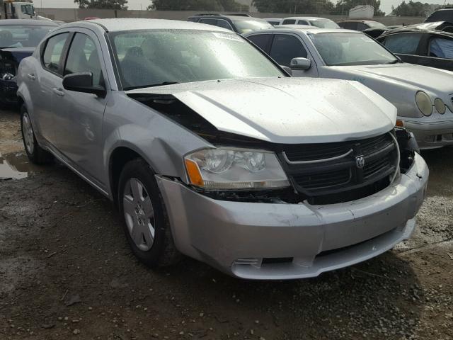 1B3LC46R08N237671 - 2008 DODGE AVENGER SE SILVER photo 1