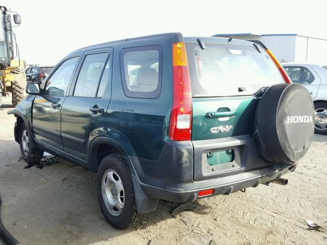 JHLRD78413C036524 - 2003 HONDA CR-V GREEN photo 3