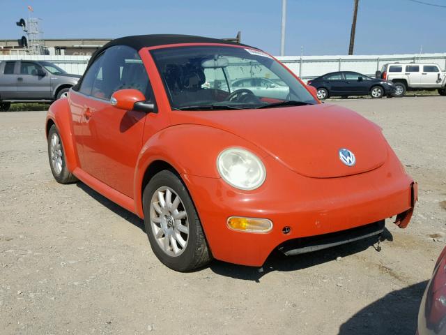 3VWCM21Y24M310703 - 2004 VOLKSWAGEN NEW BEETLE ნარინჯისფერი ფოტო 1