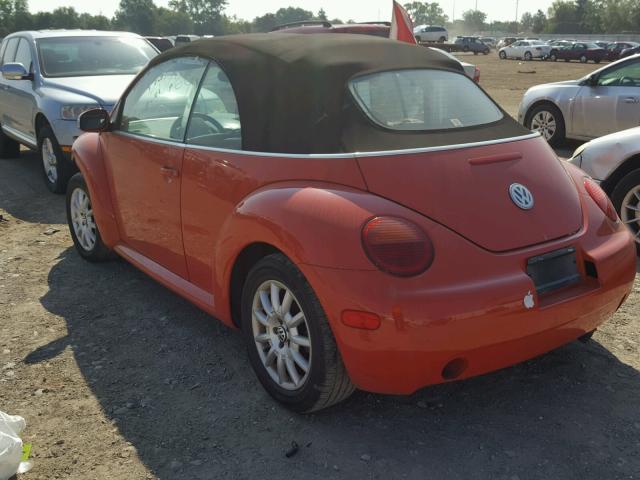 3VWCM21Y24M310703 - 2004 VOLKSWAGEN NEW BEETLE ნარინჯისფერი ფოტო 3