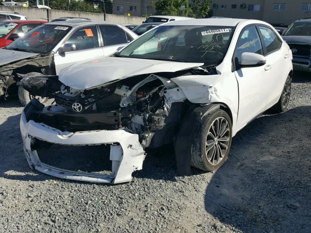 2T1BURHE3FC309221 - 2015 TOYOTA COROLLA L WHITE photo 2