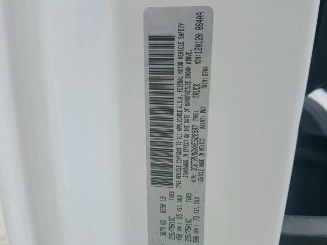 3C6TRVAGXHE520597 - 2017 RAM PROMASTER 白色 照片 10