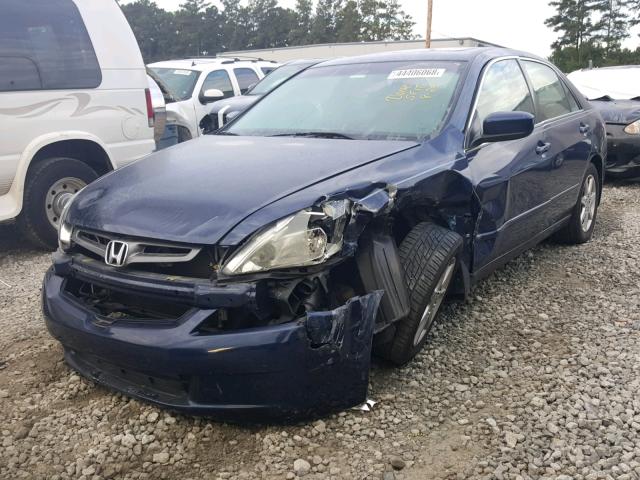 1HGCM66583A018494 - 2003 HONDA ACCORD BLUE photo 2