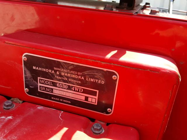 P30T1569 - 2012 MAHINDRA AND MAHINDRA TRACTOR RED photo 10