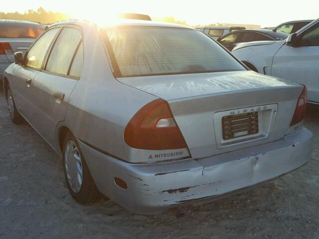 JA3AY26C31U005065 - 2001 MITSUBISHI MIRAGE ES SILVER photo 3