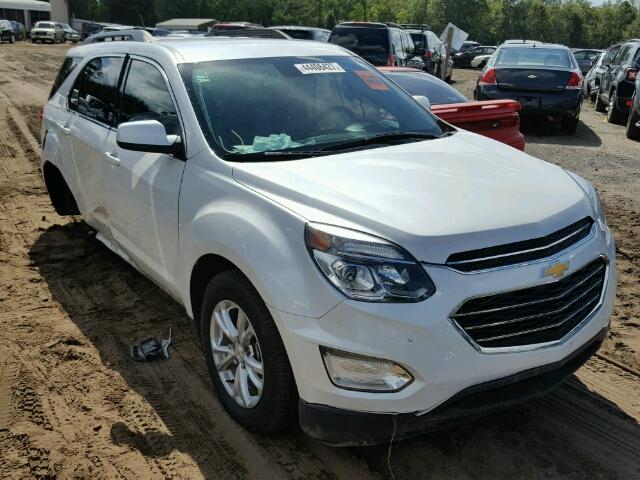 2GNALCEK2H1543834 - 2017 CHEVROLET EQUINOX LT WHITE photo 1