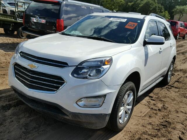 2GNALCEK2H1543834 - 2017 CHEVROLET EQUINOX LT WHITE photo 2