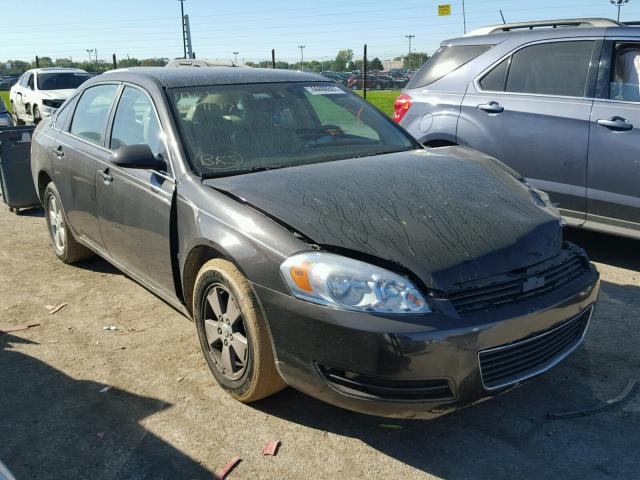 2G1WT58K889232425 - 2008 CHEVROLET IMPALA LT BLACK photo 1