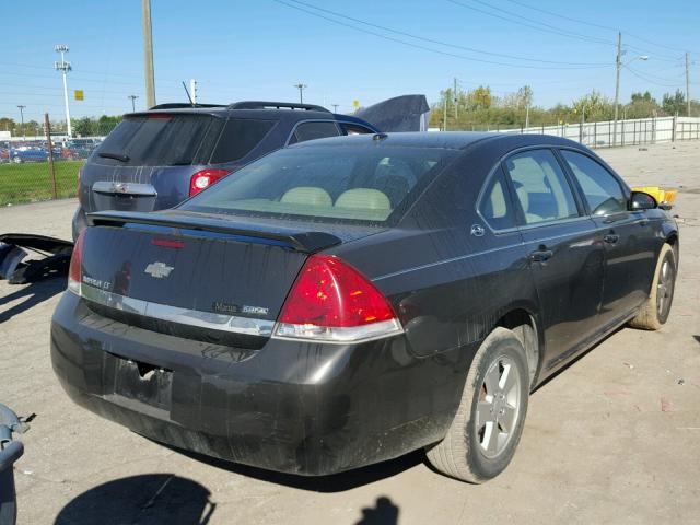 2G1WT58K889232425 - 2008 CHEVROLET IMPALA LT BLACK photo 4