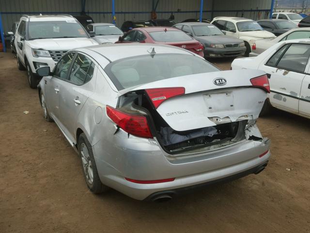 KNAGM4A71B5087562 - 2011 KIA OPTIMA LX SILVER photo 3