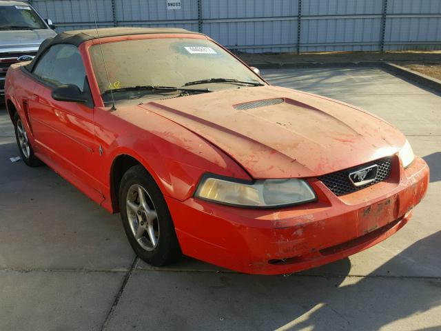 1FAFP4445YF243795 - 2000 FORD MUSTANG RED photo 1