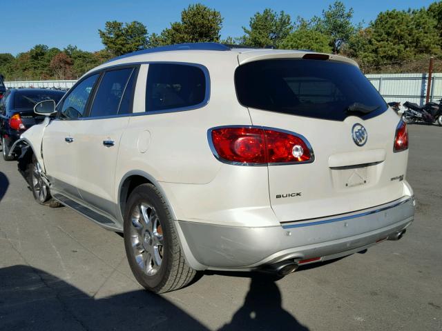 5GAEV23D99J169346 - 2009 BUICK ENCLAVE CX WHITE photo 3