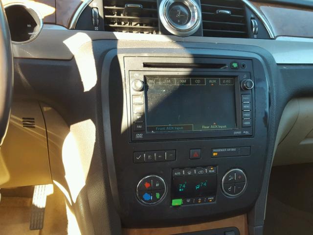 5GAEV23D99J169346 - 2009 BUICK ENCLAVE CX WHITE photo 9