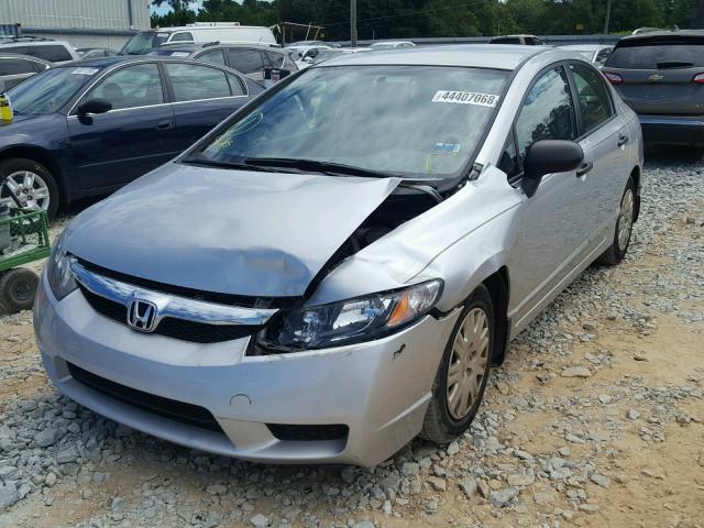 19XFA1F39AE062844 - 2010 HONDA CIVIC VP SILVER photo 2