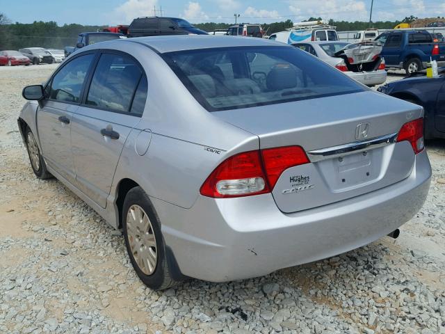 19XFA1F39AE062844 - 2010 HONDA CIVIC VP SILVER photo 3