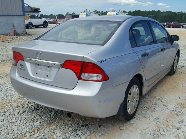 19XFA1F39AE062844 - 2010 HONDA CIVIC VP SILVER photo 4