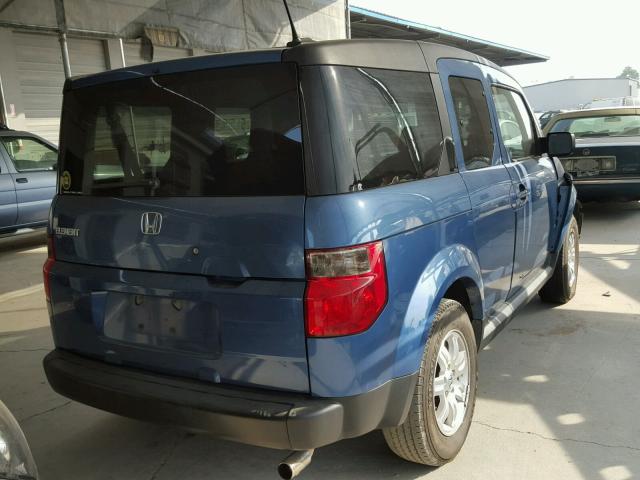 5J6YH28786L014626 - 2006 HONDA ELEMENT BLUE photo 4