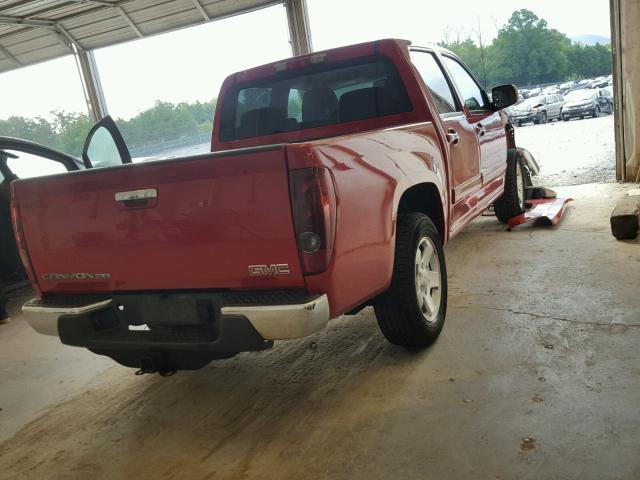 1GTD5MFE0C8105687 - 2012 GMC CANYON SLE RED photo 4