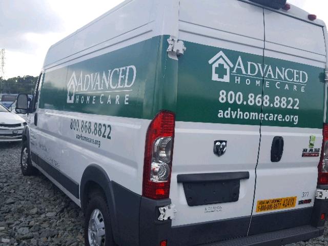 3C6TRVDDXFE505936 - 2015 RAM PROMASTER 白色 照片 3