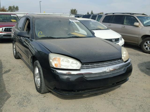 1G1ZT52805F266405 - 2005 CHEVROLET MALIBU LS BLACK photo 1