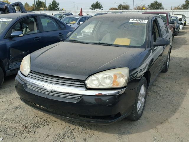 1G1ZT52805F266405 - 2005 CHEVROLET MALIBU LS BLACK photo 2