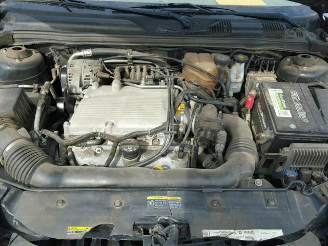 1G1ZT52805F266405 - 2005 CHEVROLET MALIBU LS შავი ფოტო 7