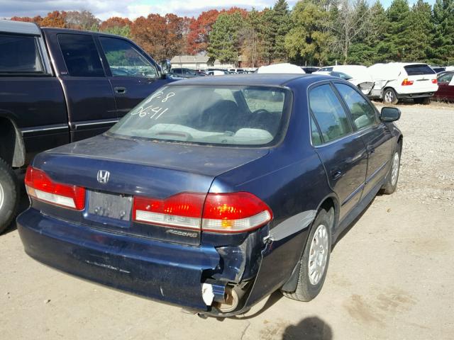 1HGCF866X2A058749 - 2002 HONDA ACCORD VAL BLUE photo 4