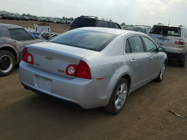 1G1ZA5EU6CF353687 - 2012 CHEVROLET MALIBU LS 银色 照片 4