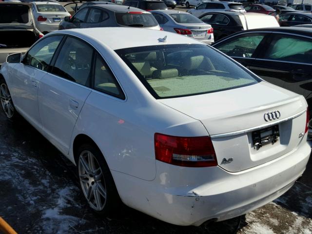 WAUDH74F08N161204 - 2008 AUDI A6 WHITE photo 3