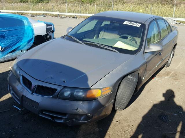 1G2HX54K024154814 - 2002 PONTIAC BONNEVILLE BEIGE photo 2