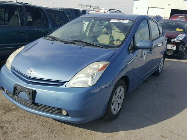 JTDKB20U640096241 - 2004 TOYOTA PRIUS BLUE photo 2