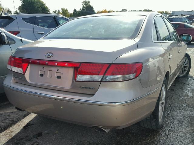 KMHFC46F17A154317 - 2007 HYUNDAI AZERA GOLD photo 4