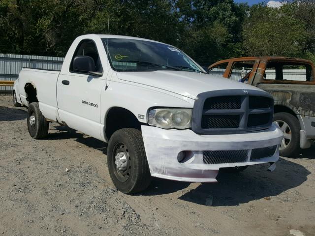 3D7KU26D83G770908 - 2003 DODGE RAM 2500 S WHITE photo 1