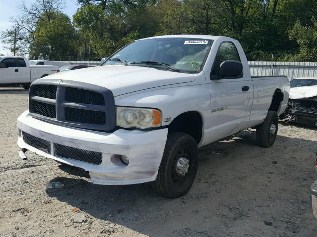 3D7KU26D83G770908 - 2003 DODGE RAM 2500 S WHITE photo 2