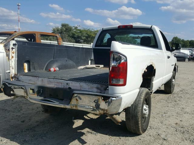 3D7KU26D83G770908 - 2003 DODGE RAM 2500 S WHITE photo 4