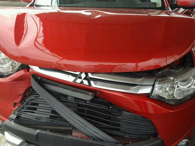 JA4JZ4AX1FZ005784 - 2015 MITSUBISHI OUTLANDER RED photo 7