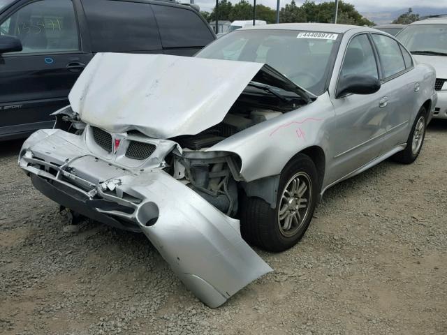 1G2NE52F04C252099 - 2004 PONTIAC GRAND AM S SILVER photo 2