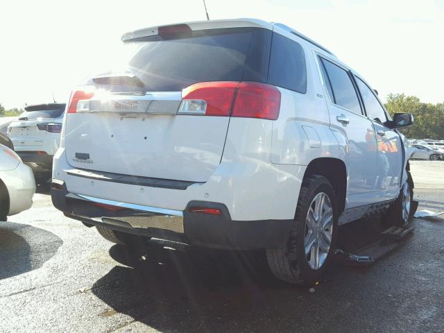 2CTALHEWXA6400944 - 2010 GMC TERRAIN SL WHITE photo 4