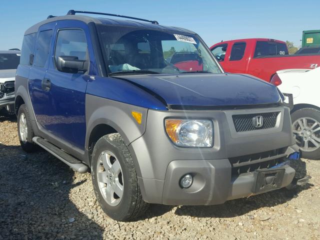 5J6YH28584L005081 - 2004 HONDA ELEMENT BLUE photo 1