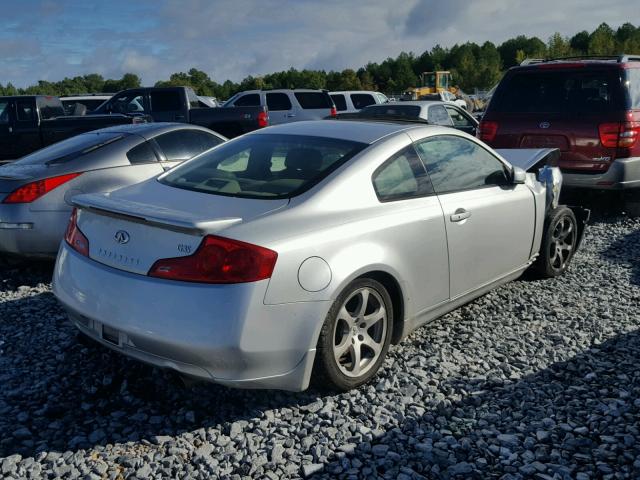 JNKCV54EX6M708886 - 2006 INFINITI G35 SILVER photo 4