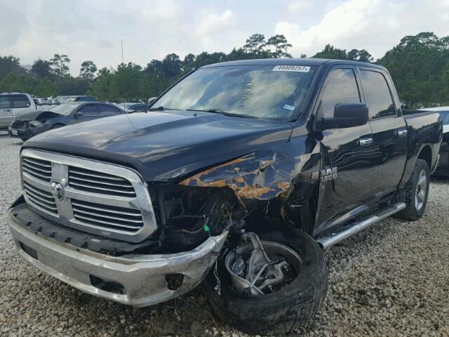 1C6RR6LT6DS589272 - 2013 RAM 1500 SLT BLACK photo 2