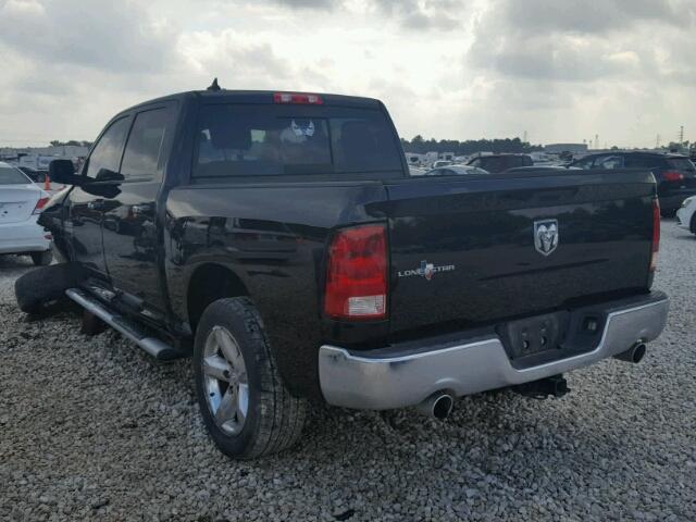 1C6RR6LT6DS589272 - 2013 RAM 1500 SLT BLACK photo 3