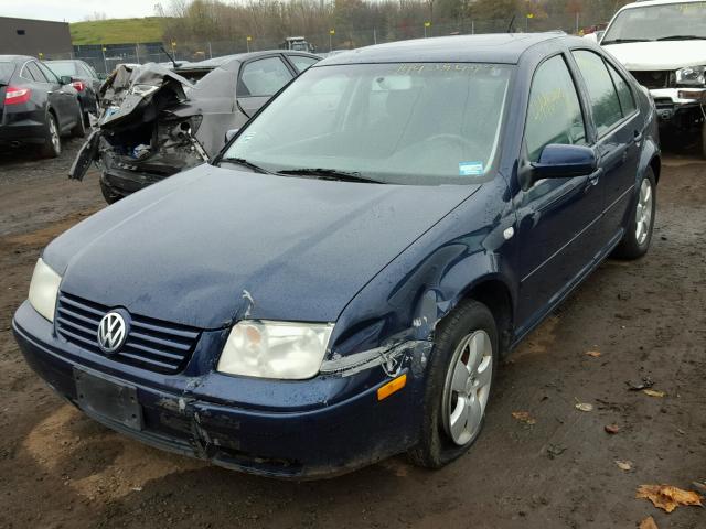 3VWSK69M03M054537 - 2003 VOLKSWAGEN JETTA GLS BLUE photo 2